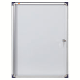 Nobo Extra Flat Magnetic Whiteboard Display Case Lockable 4 x A4 550x735mm 1900846 DD